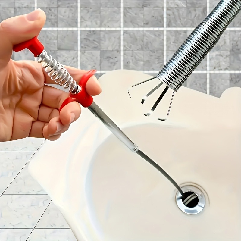 Drain Pipe Clip - 1Pc Sewer Dredger, Toilet Clog -
