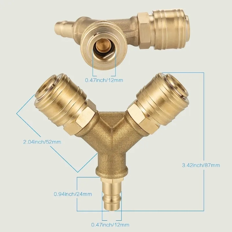 Upgraded Compressed Air Distri - Compression Fitting Brass ulasan dan harga