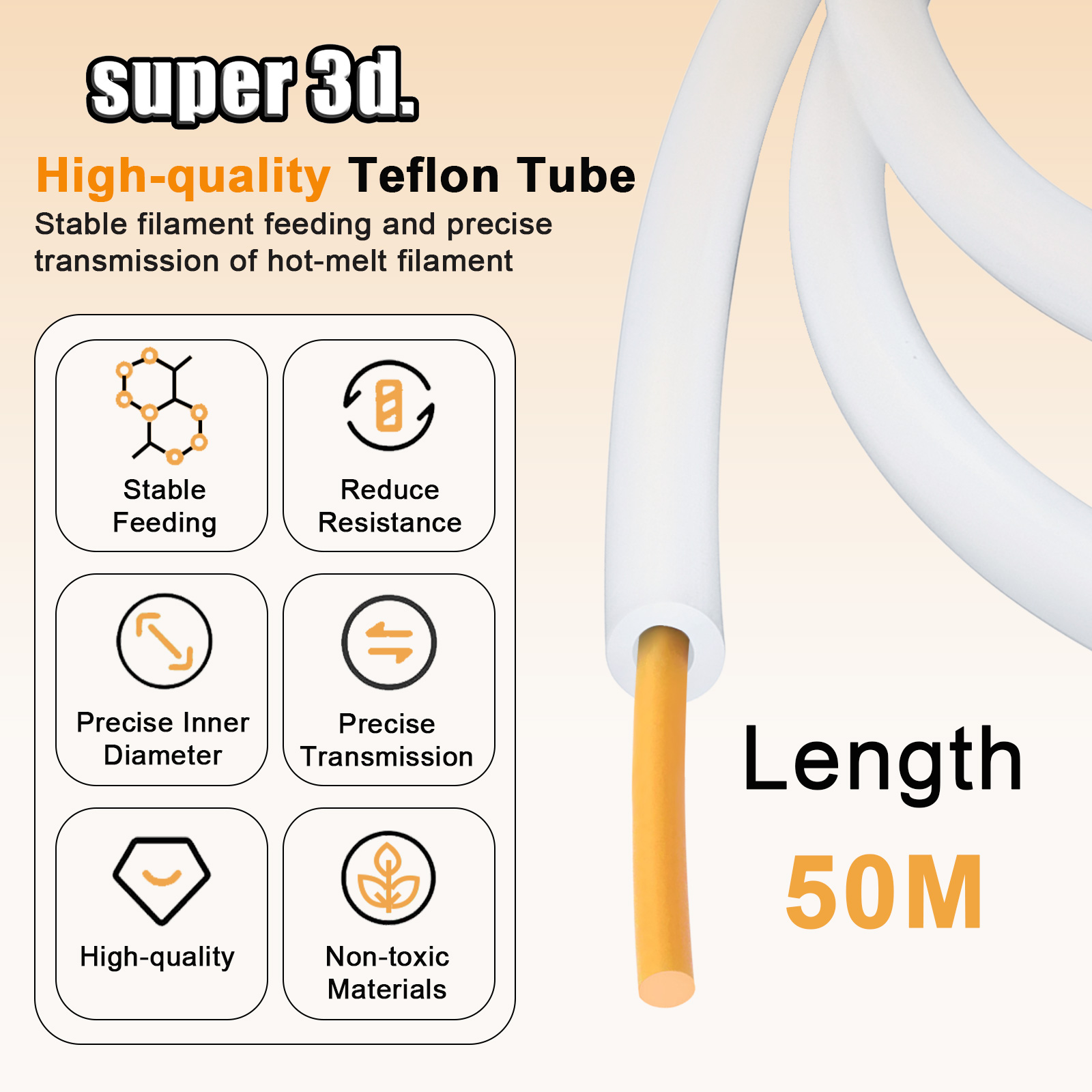 P2S Teflonto Pipe 3D Printer 2 - Ptfe Tape Thread ulasan dan harga
