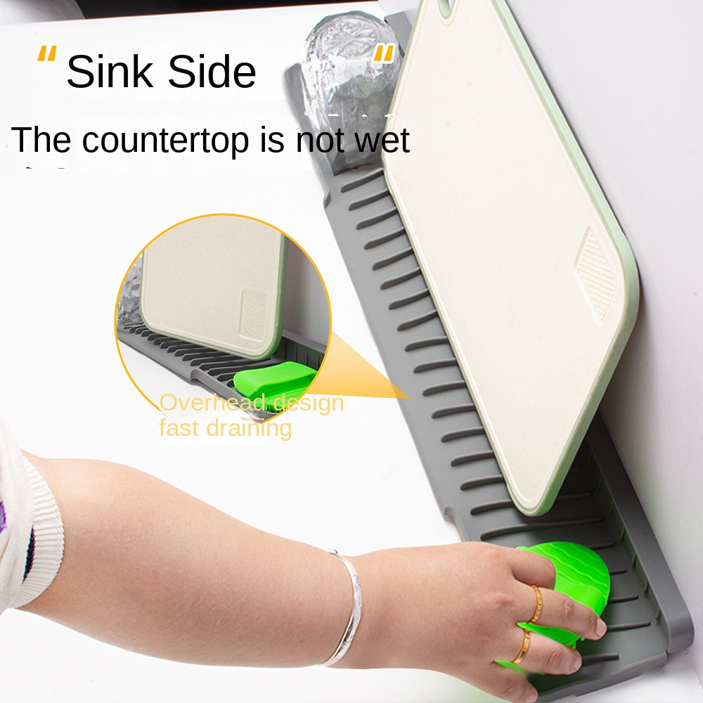 New Silicone Drain Mat Anti-sl - Silicone Tap Washer ulasan dan harga
