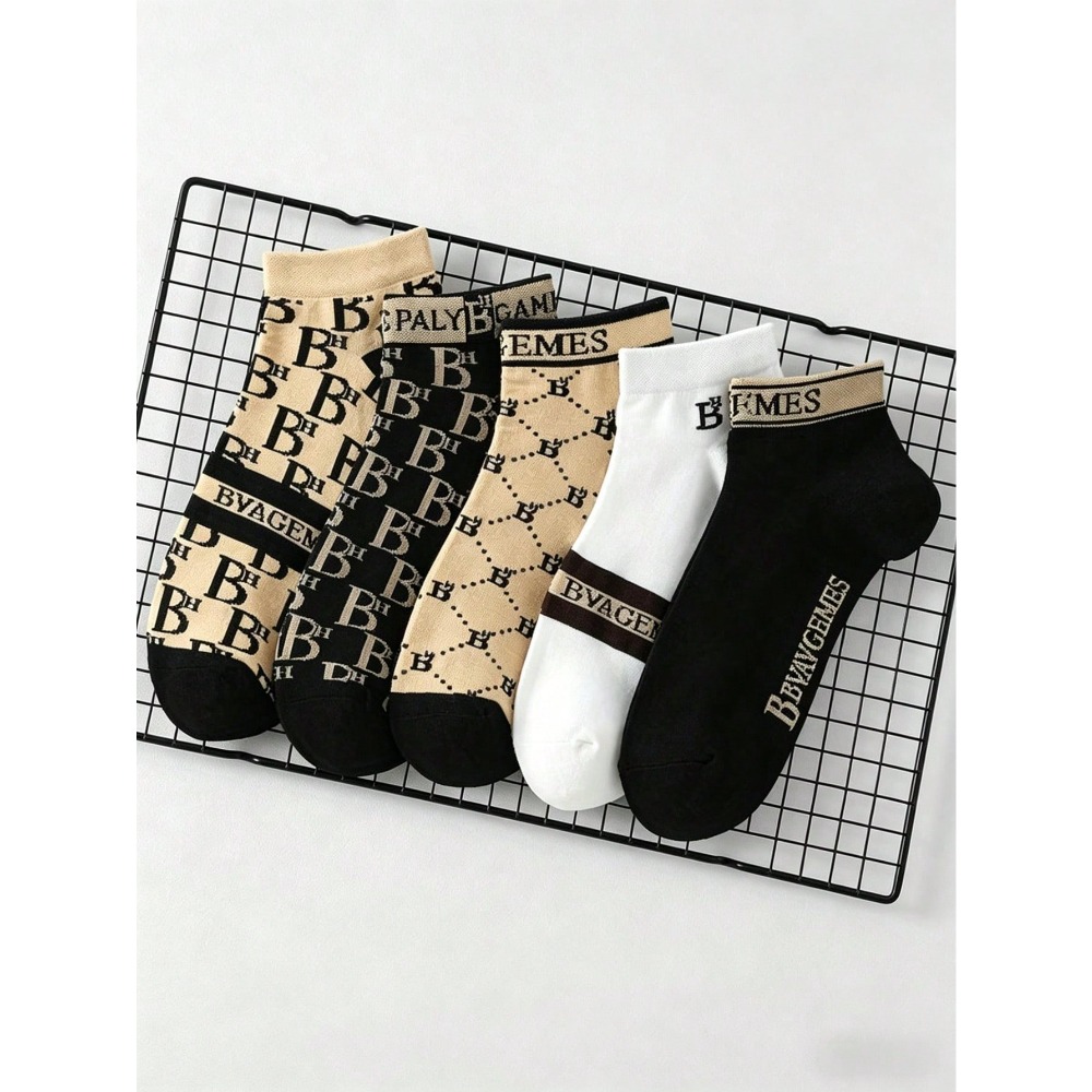 1/5/10 Men's Short Socks,fashi - Pipe Bending Spring ulasan dan harga