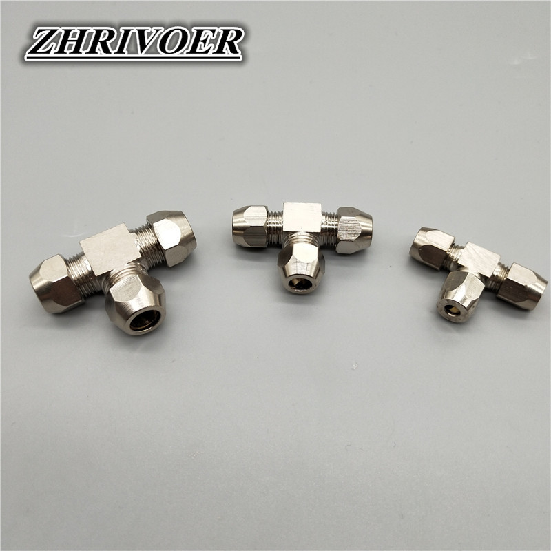 1Pcs Pneumatic Fittings Brass  - Compression Fitting Brass ulasan dan harga